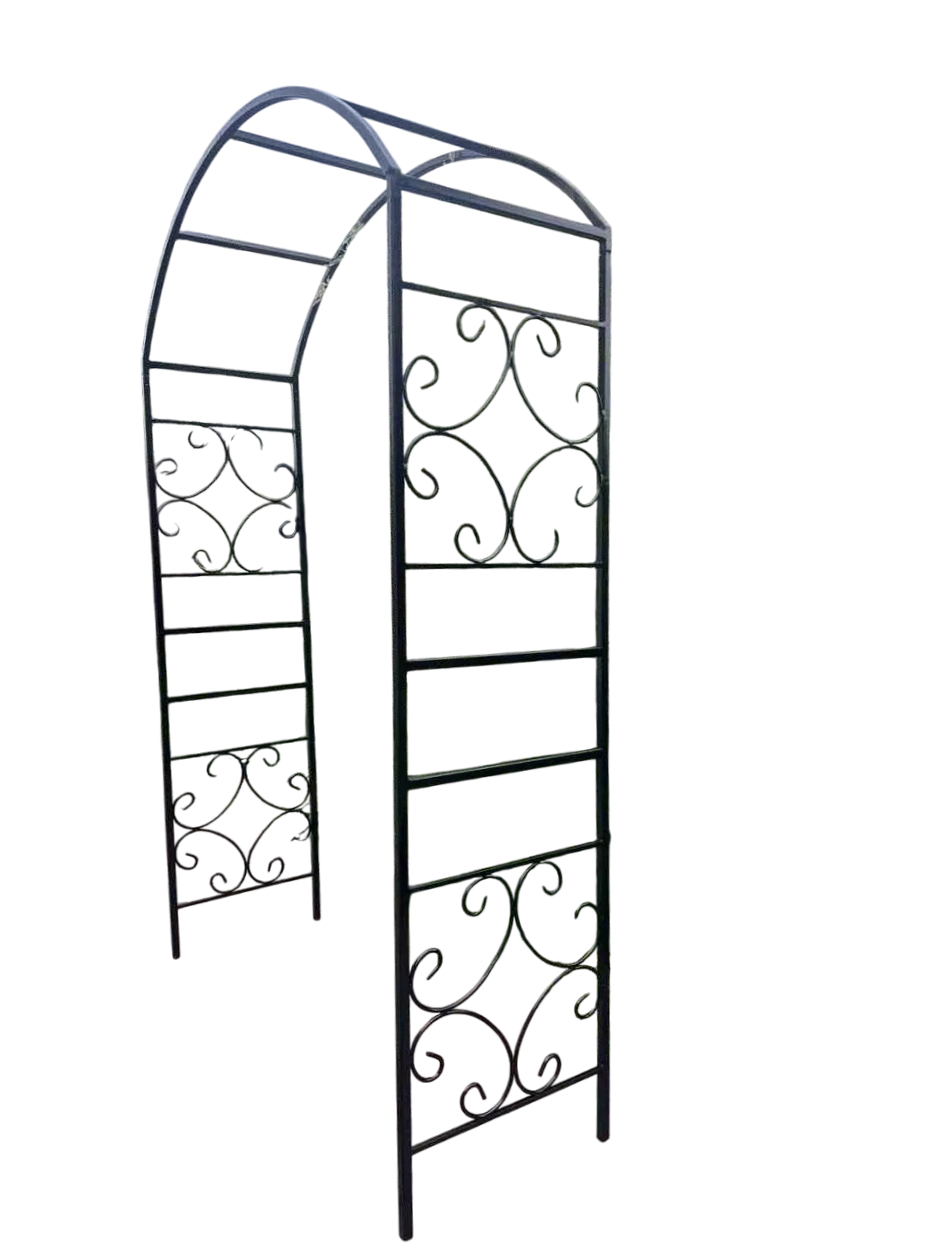 Арка садовая кованая из металла 200х120 см (27709444)
