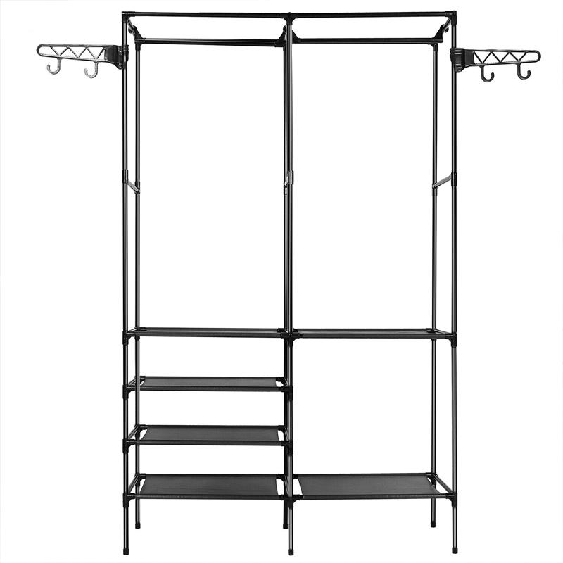 Стойка для одежды и обуви Clothes Shelf Rack CR-04 Черный (SS-05) - фото 1