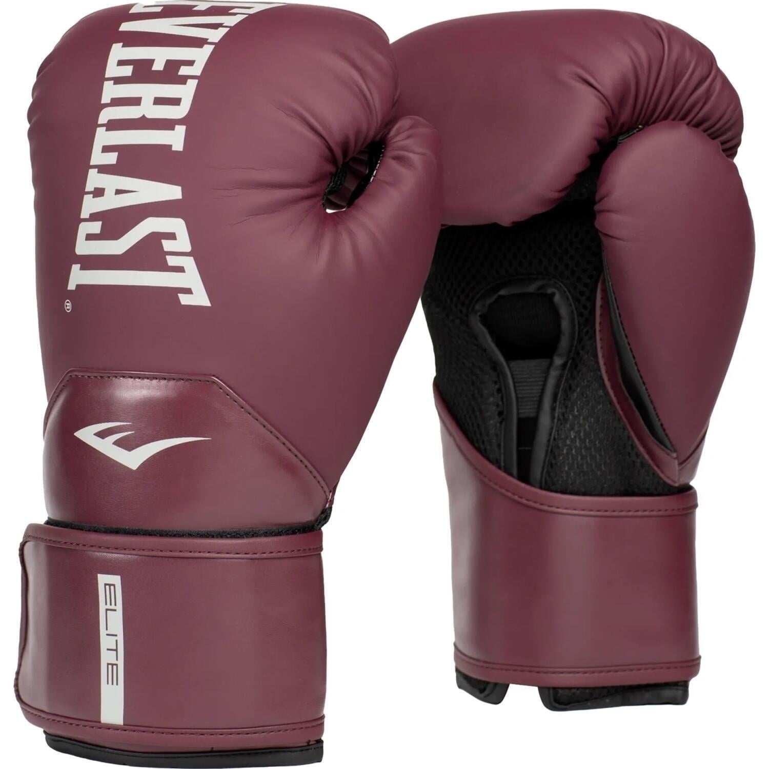 Перчатки боксерские Everlast ELITE 2 BOXING GLOVES 16 унций р. 16 Бордовый (P00003303)