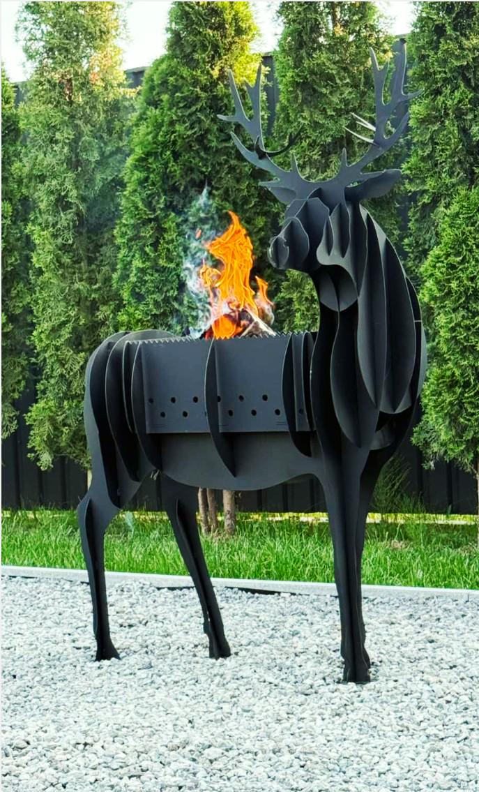 Мангал барбекю Олень металический 2 мм (12360502)