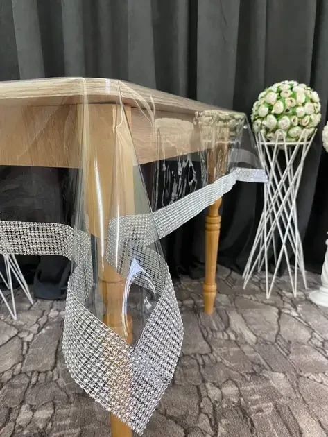 Скатерть силиконовая Cristal прямоугольная 140x180 см (140180)