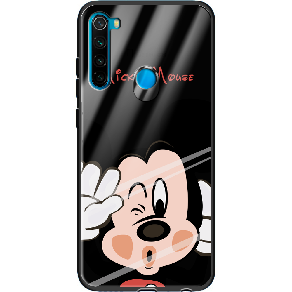 Чехол Boxface Xiaomi Redmi Note 8 Mister M Черный силикон со стеклом (38214-cc58-38351)