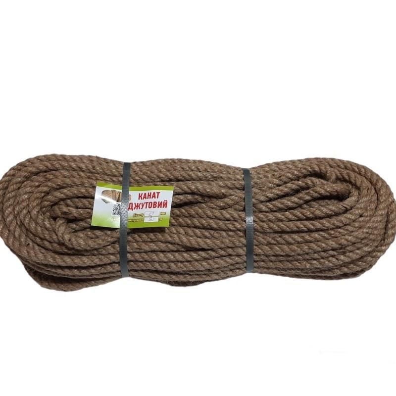 Канат джутовий 50 м х 12 мм - фото 1 Канат джутовий 50 м х 12 мм - фото 1