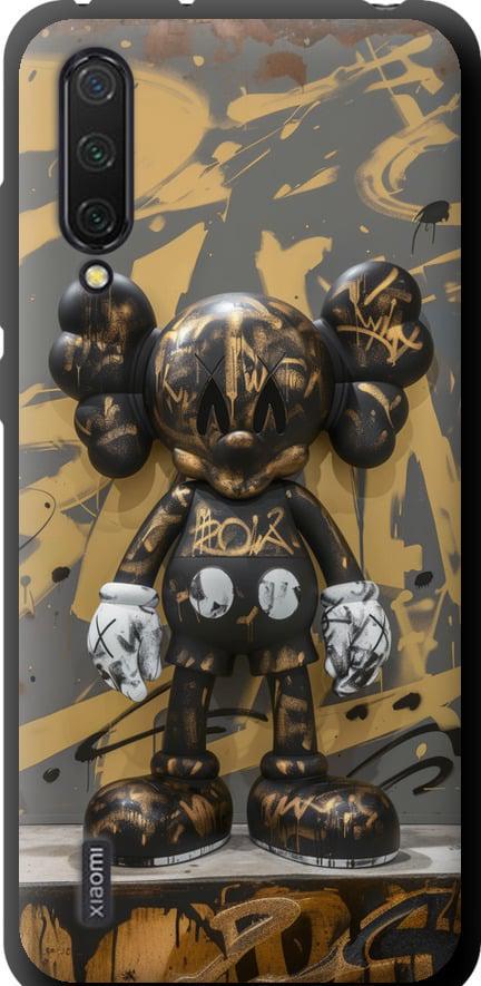 Чехол на Xiaomi Mi 9 Lite Bronze kaws (6097b-1834-42517)