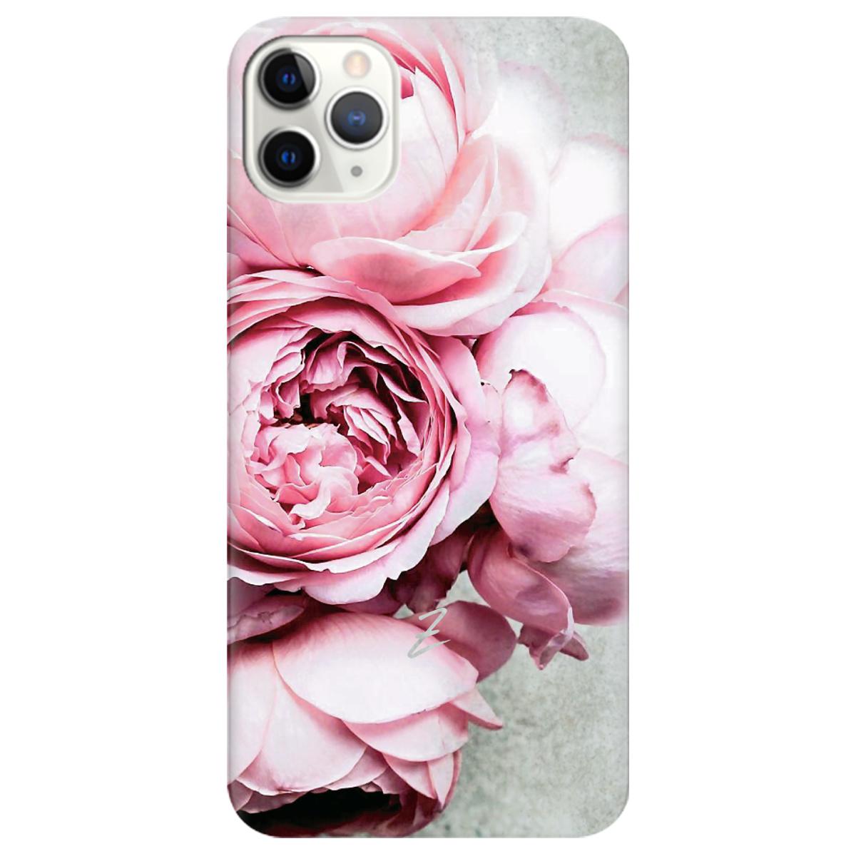 Силиконовый чехол Zorrov для Apple iPhone 11 Pro - Peony (12180040179072217)