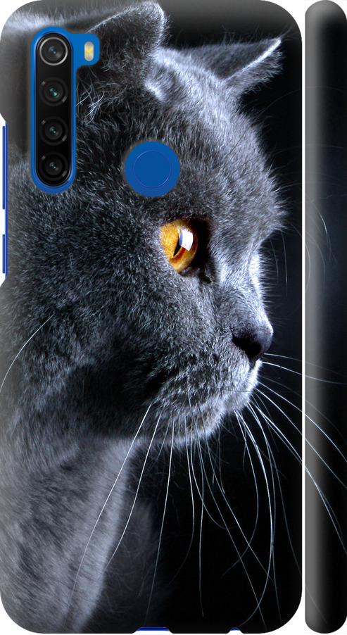 Чехол на Xiaomi Redmi Note 8T Красивый кот (3038m-1818-42517)
