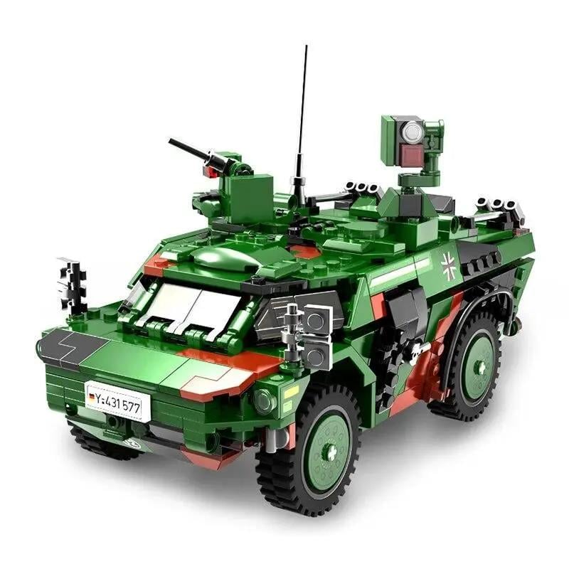 Конструктор детский Военная техника 692 детали Khaki (123176)