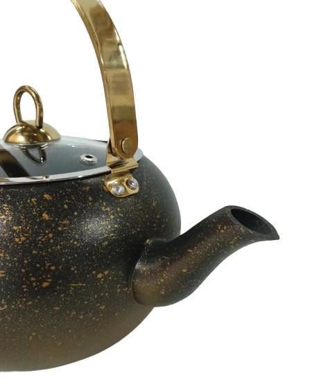 Чайник O.M.S. Collection 8212-L 2 л Чорно-золотий (1936365387) - фото 7 Чайник O.M.S. Collection 8212-L 2 л Чорно-золотий (1936365387) - фото 7