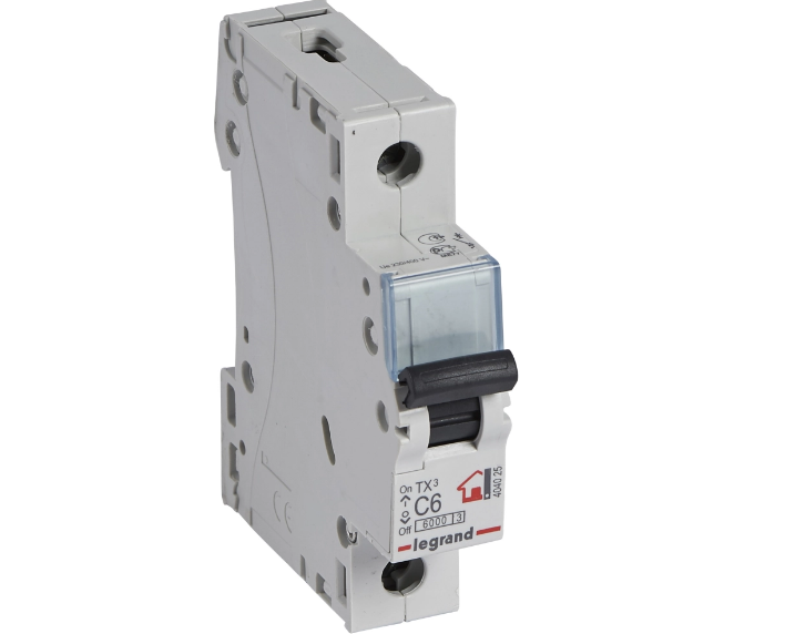 Автоматический выключатель LeGrand TX3 1P 6A C 6kA (34507831)