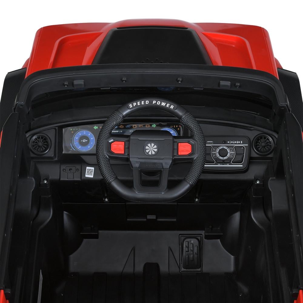 Дитячий електромобіль Bambi джип Mercedes M 5912EBLR Червоний - фото 5