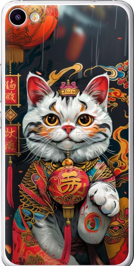 Чехол на Meizu U20 China Cat v2 (6135t-416-42517)