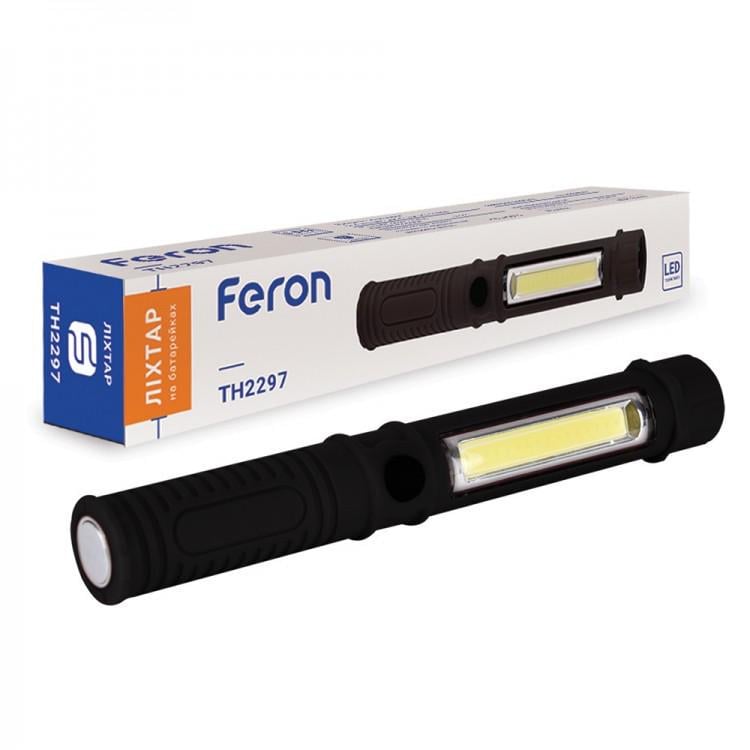 Ліхтар на батарейках Feron TH 2297 2+0,5W 120Lm (00000034586) Ліхтар на батарейках Feron TH 2297 2+0,5W 120Lm (00000034586)