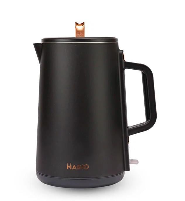 Электрочайник Magio МG-517 двухслойный 1,5л 1500 Вт Black (iz16805)