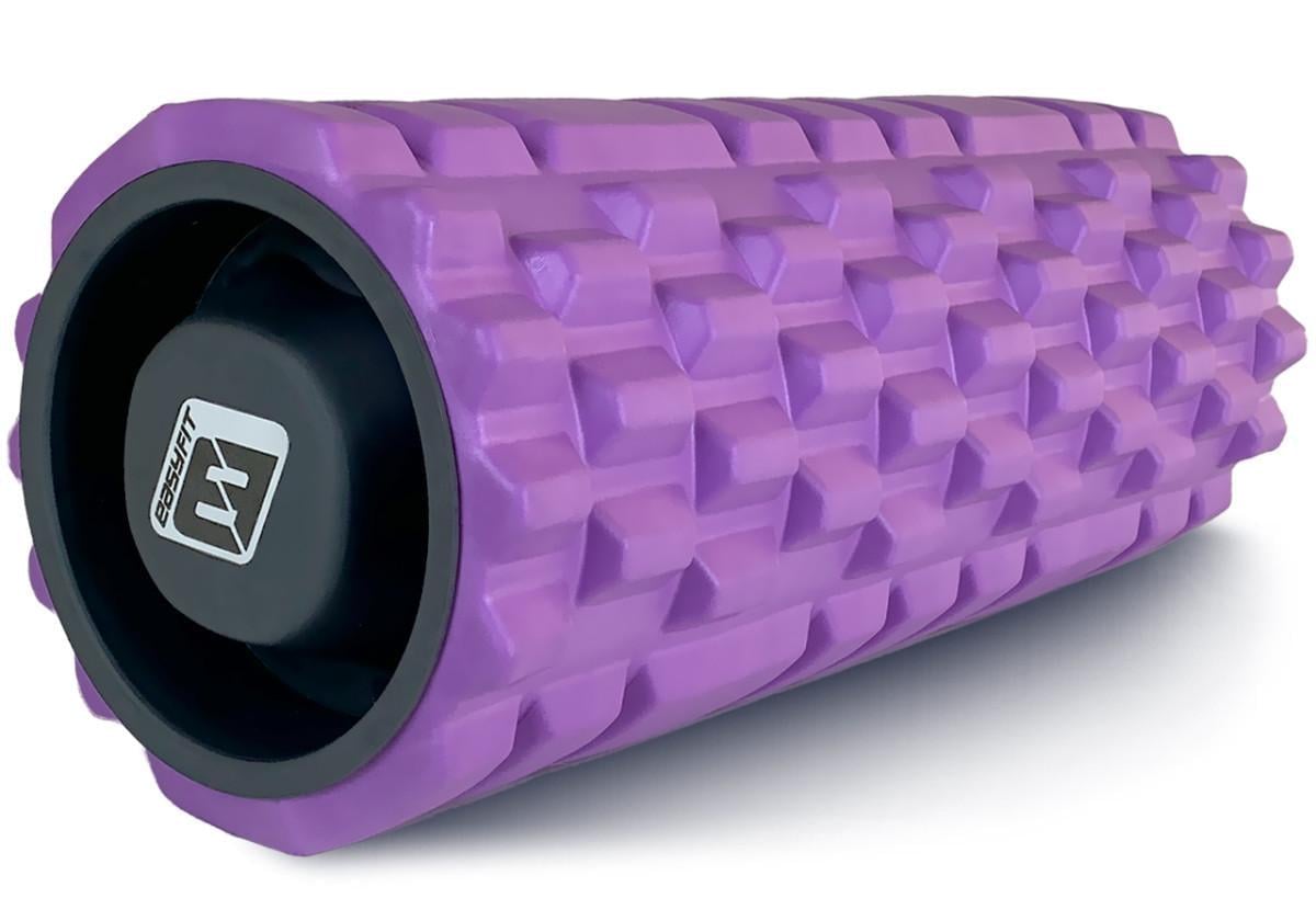 Массажный ролик EasyFit Grid Roller v.1.1 33 см Фиолетовый (EF-2020a-V)