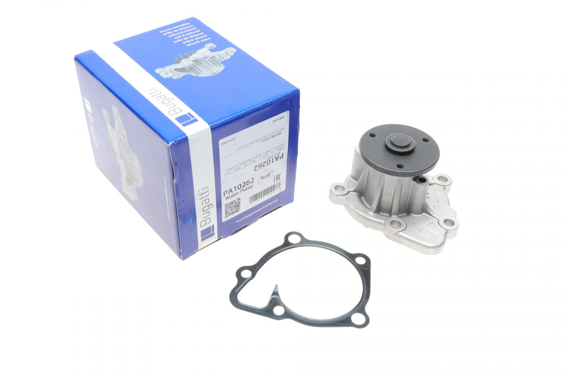 Помпа воды Bugatti Hyundai ix35/Tucson/Santa Fe/Kia Cerato/Sorento/Carens/Mitsubishi 2.0/2.4 10-R/B6 лоп. PA10262