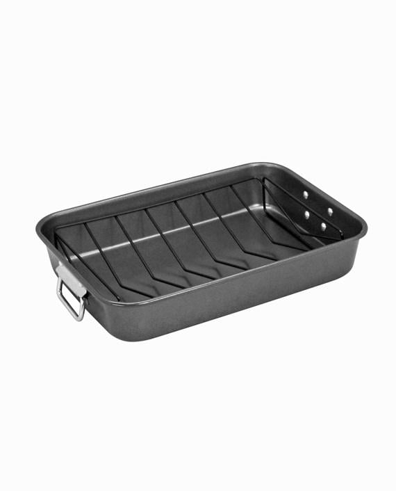 Деко для запікання з решіткою 40х28х7см Чорний (MH-4439) Деко для запікання з решіткою 40х28х7см Чорний (MH-4439)