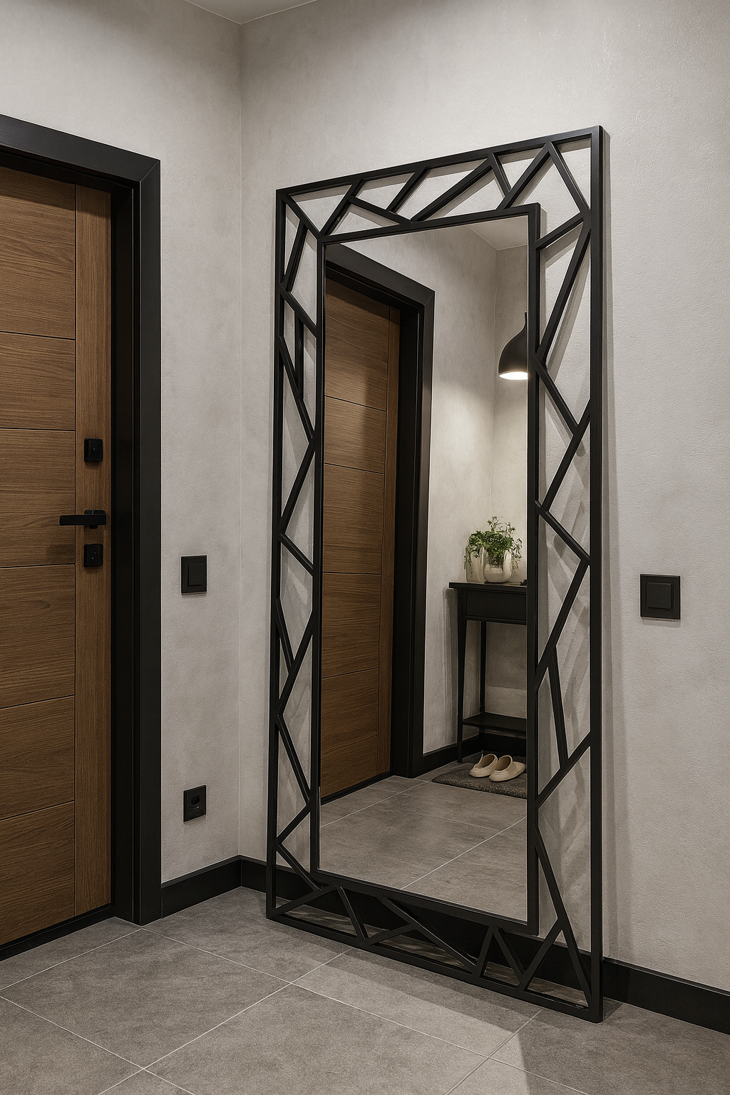 Зеркало EcoLoft IN-2883 в стиле лофт (34980831)