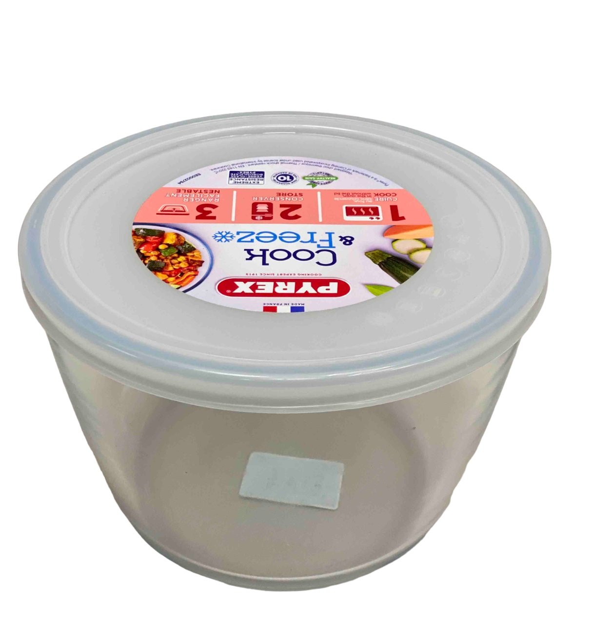 Контейнер Pyrex Cook&Freez 155P001 стеклянный с крышкой 1,6л (66b1c56b252e696bca046beb)