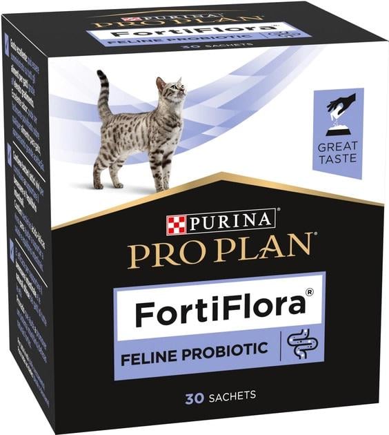 Пробиотическая добавка для котов и котят Pro Plan Purina FortiFlora 30 г