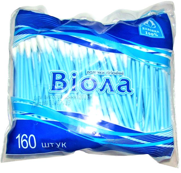 Палочки гигиенические Виола BI-160 160 шт.