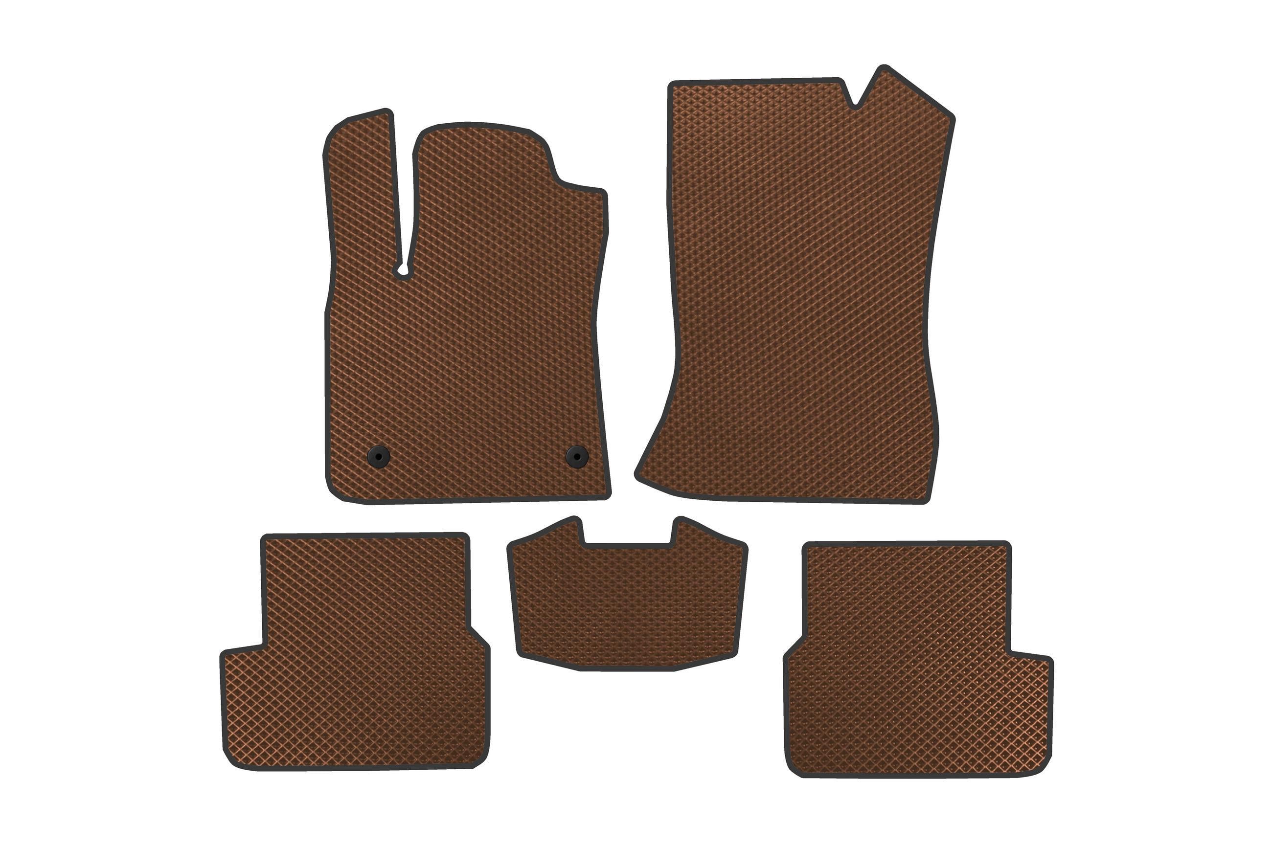 Коврики автомобильные Digital Designs EVA для Dacia Sandero 2021- гг. этилвинилацетат Коричневый (183508)