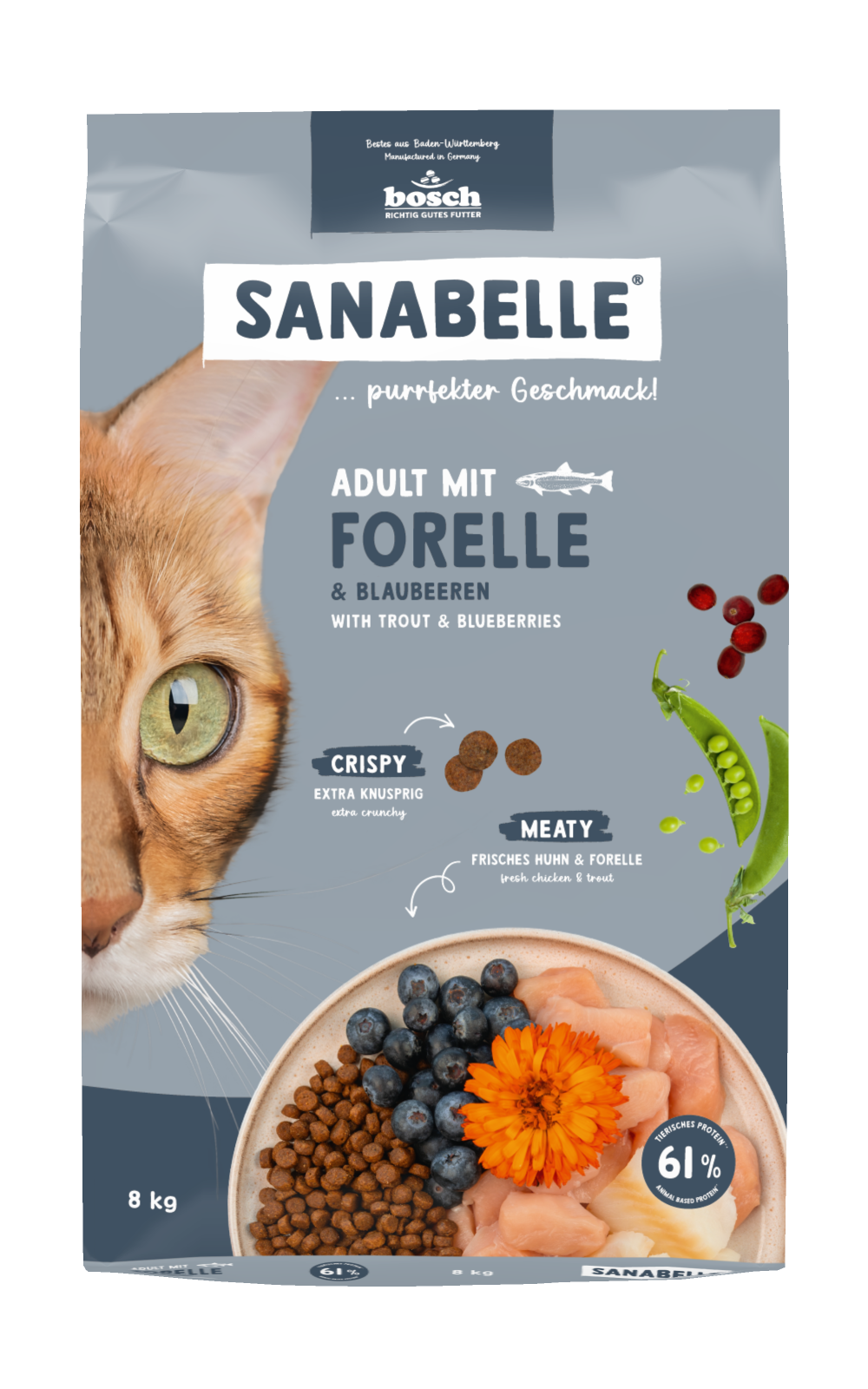 Сухой корм для котов Bosch Sanabelle With Trout 8 кг