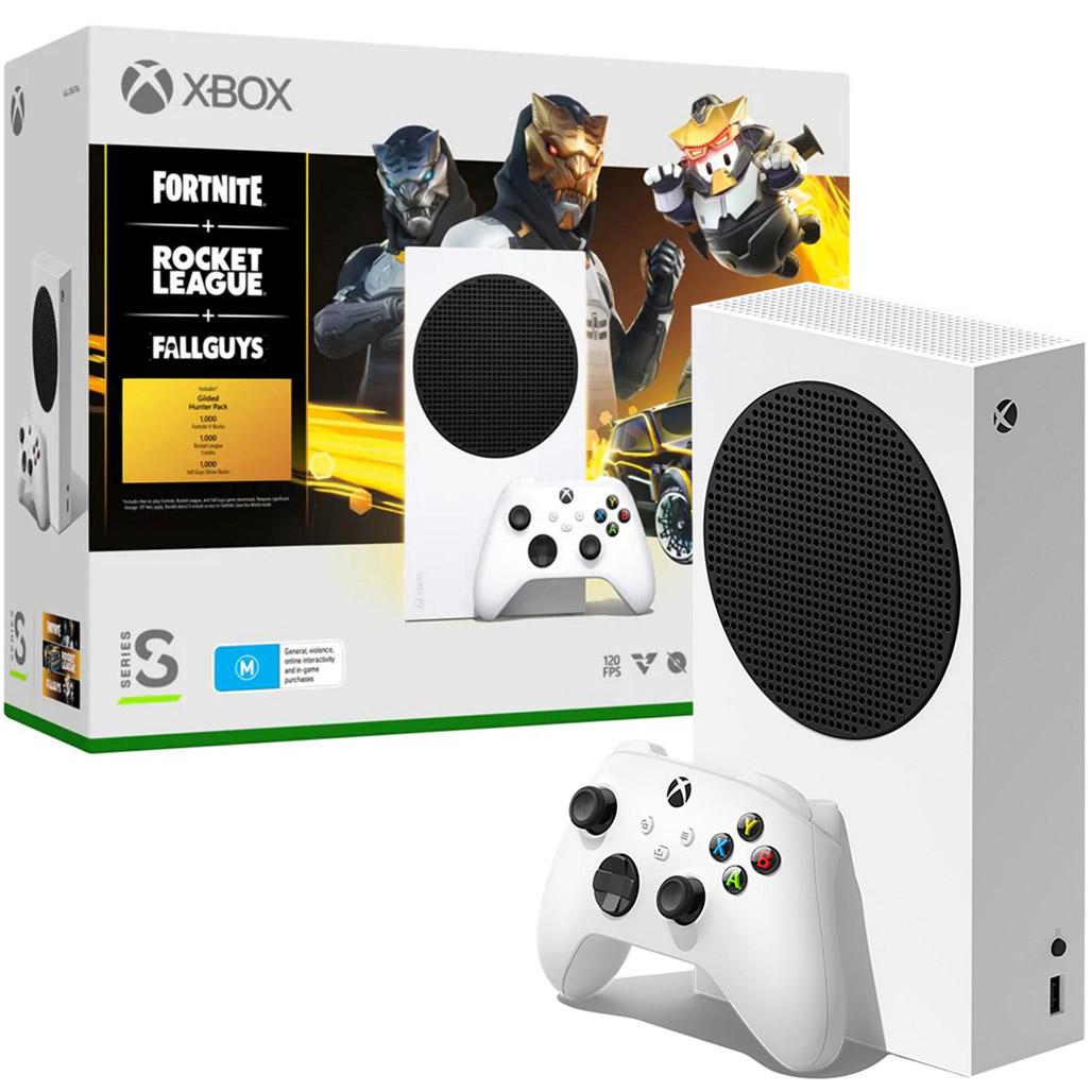 Ігрова консоль Microsoft Xbox Series S 512GB White Fortnite Rocket League FallGuys Bundle