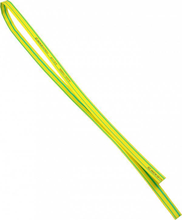 Трубка термоусадочная АСКО-УКРЕМ 7/3,5 мм Желто-зеленый (28681931)