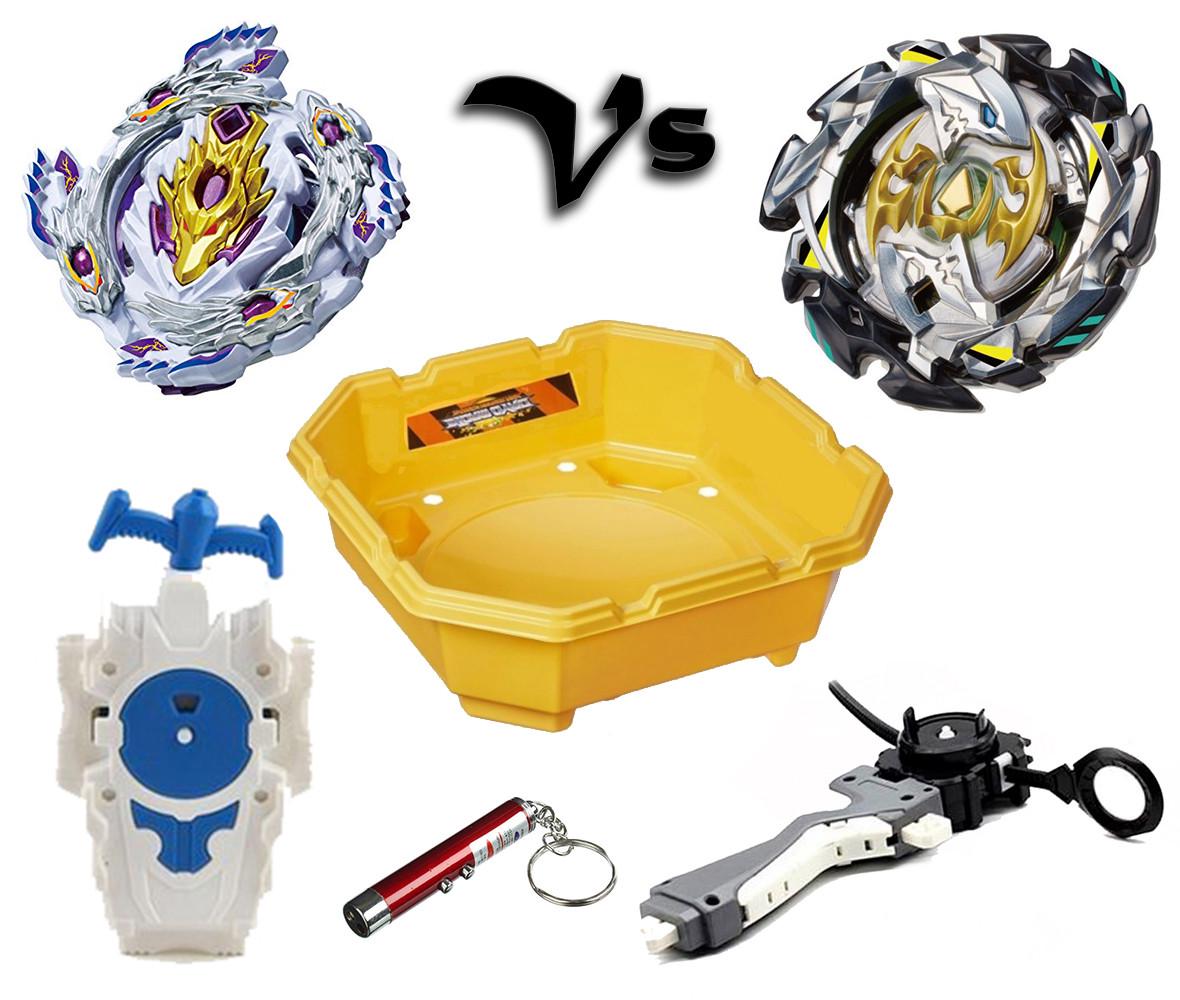 Набор Beyblade Арена луинор/форнеус/2 запускача/2 лаунчера/лазерная указка 40 см (205307) - фото 4 Набор Beyblade Арена луинор/форнеус/2 запускача/2 лаунчера/лазерная указка 40 см (205307) - фото 4
