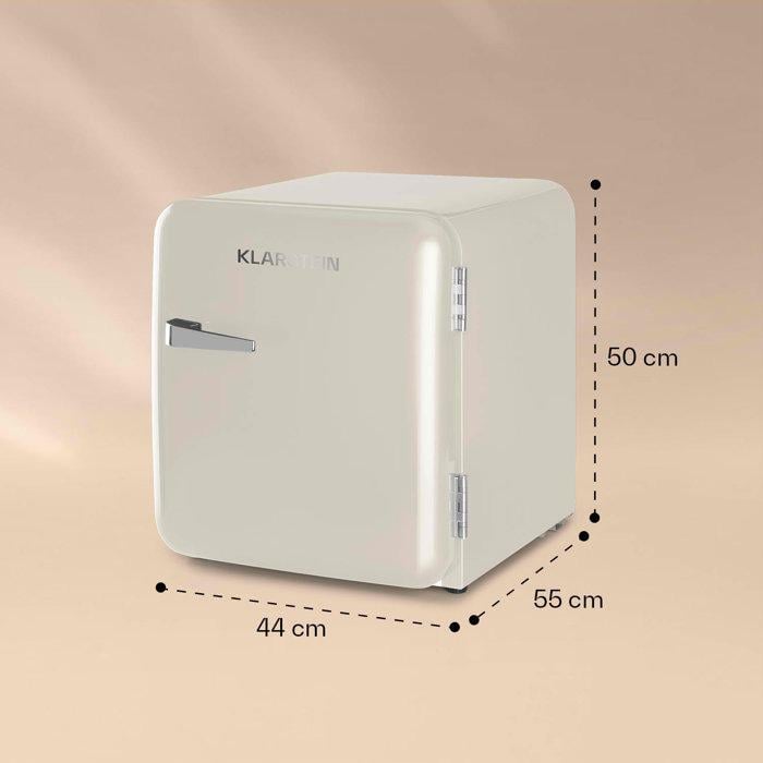 Холодильник мини ретро KLARSTEIN Audrey 2 уровня 48 л (10034321) - фото 7 Холодильник мини ретро KLARSTEIN Audrey 2 уровня 48 л (10034321) - фото 7