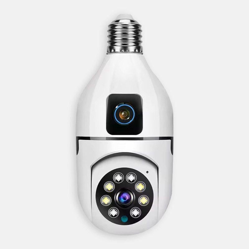 Камера видеонаблюдения UKC SQ02 E27 панорамная IP WiFi в виде лампочки (9531)