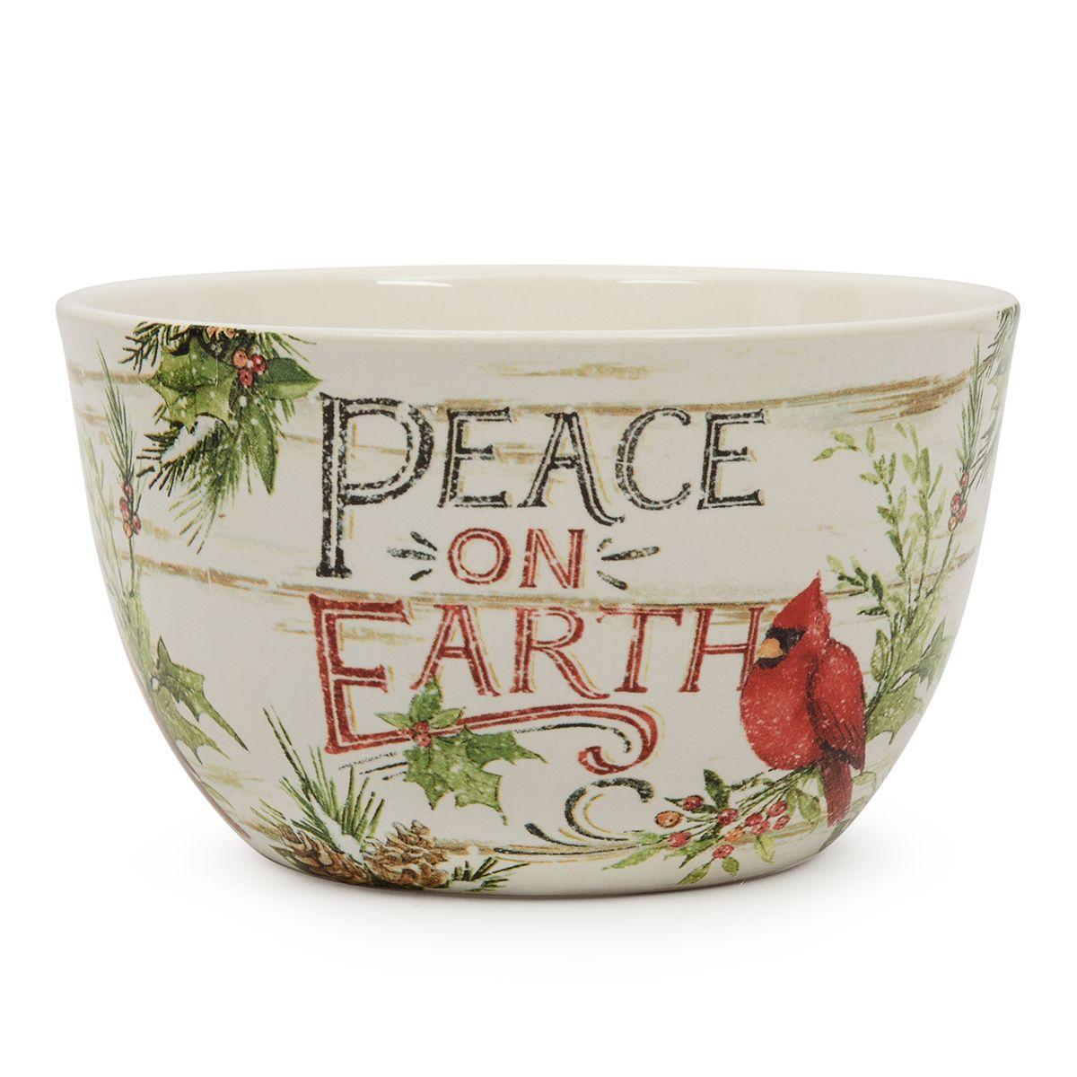 Набор пиал Certified International Прекрасное Рождество из керамики 13,3 см/4 шт. Бежевый (28348-set) - фото 5 Набор пиал Certified International Прекрасное Рождество из керамики 13,3 см/4 шт. Бежевый (28348-set) - фото 5