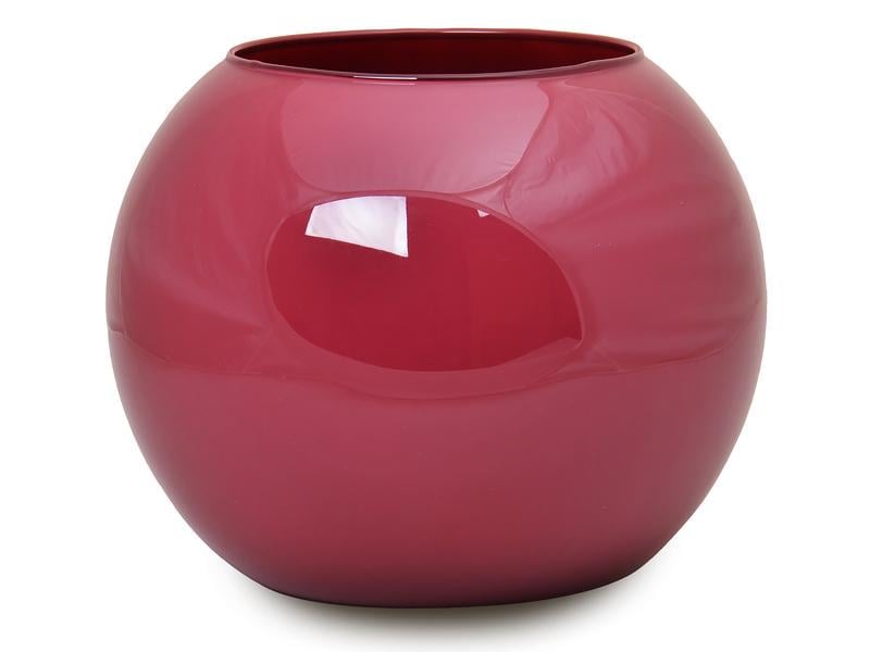 Настольная стеклянная ваза Franco Винный шар 25 см Фиолетовый