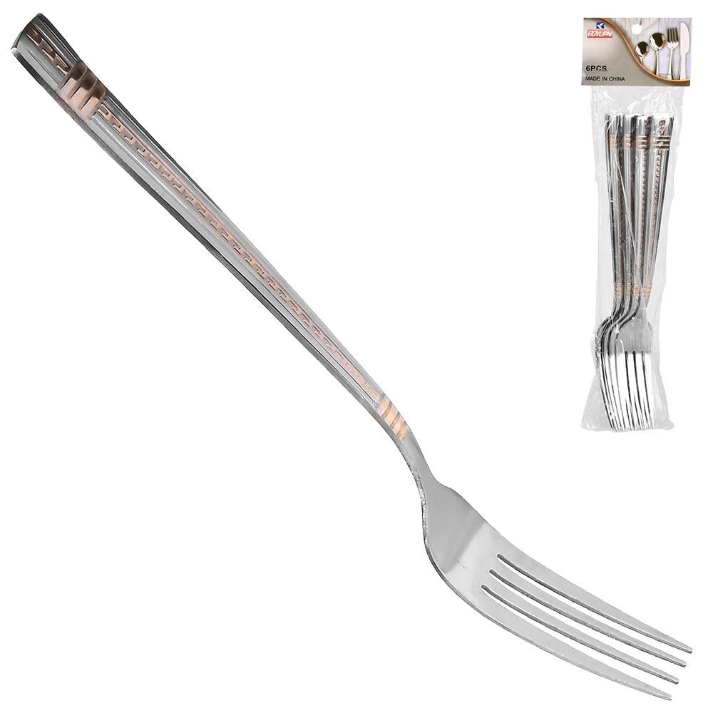 Вилка столовая R86901 SS Egypt Gold 6 шт. 21 см