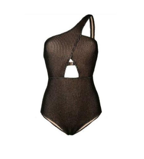 Купальник на одно плечо Moeva London L Черный (Vivienne_black)