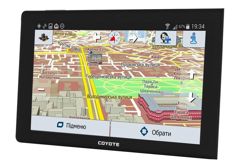 GPS навигатор с видеорегистратором Coyote 1090 Maximus PRO Ram 1 Gb ROM 16 Gb для грузовиков с камерой заднего вида и  MicroSD 16 Gb - фото 4