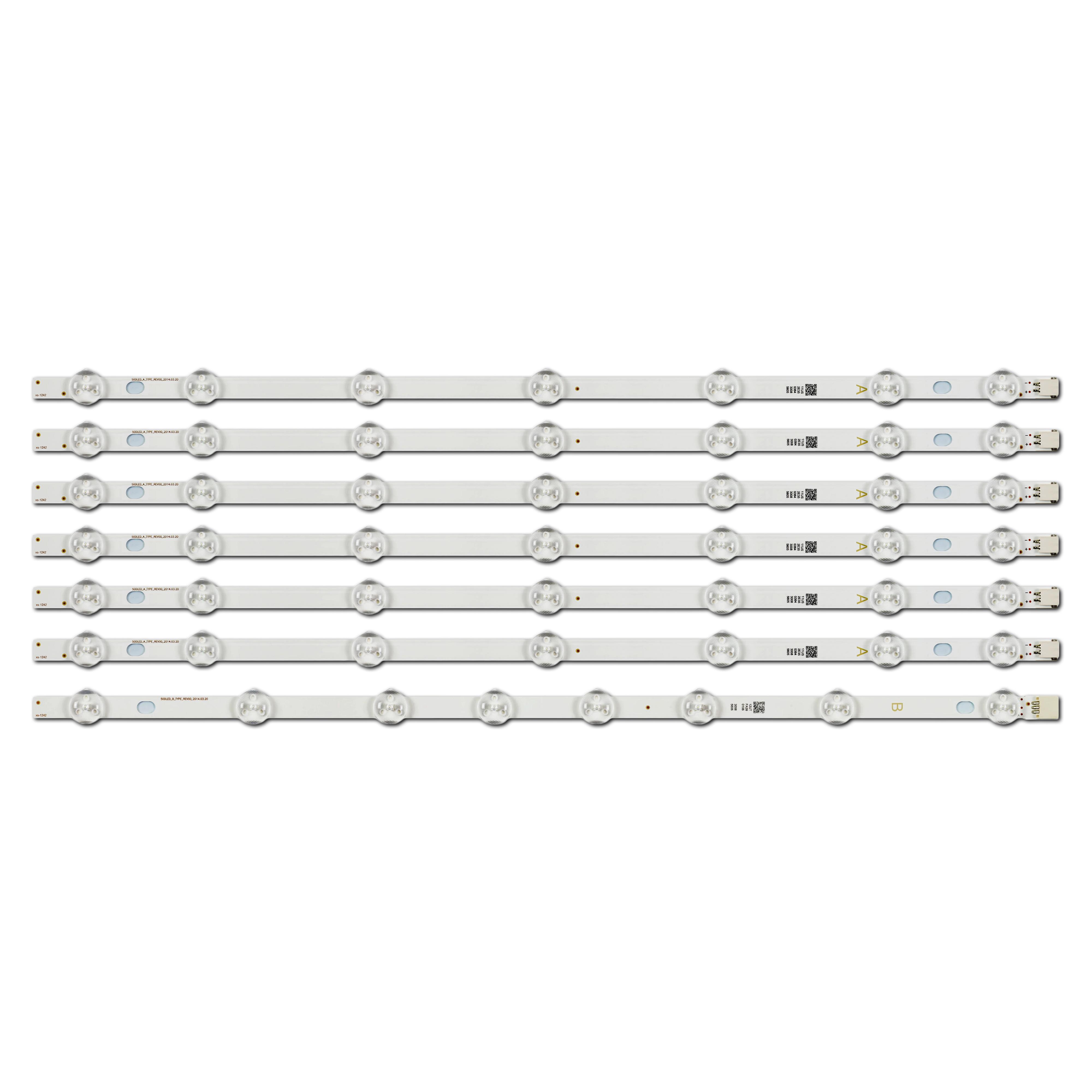 LED подсветка TV 50" 50DLED_A-TYPE_REV00 50DLED_B-TYPE_REV00 17DB50A17DB50B VES500UNDL-2D-N01/N02 7 шт. (ART-15813)