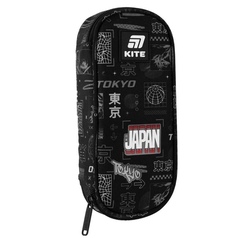 Пенал шкільний KITE Tokyo Чорний (K25-599-10)