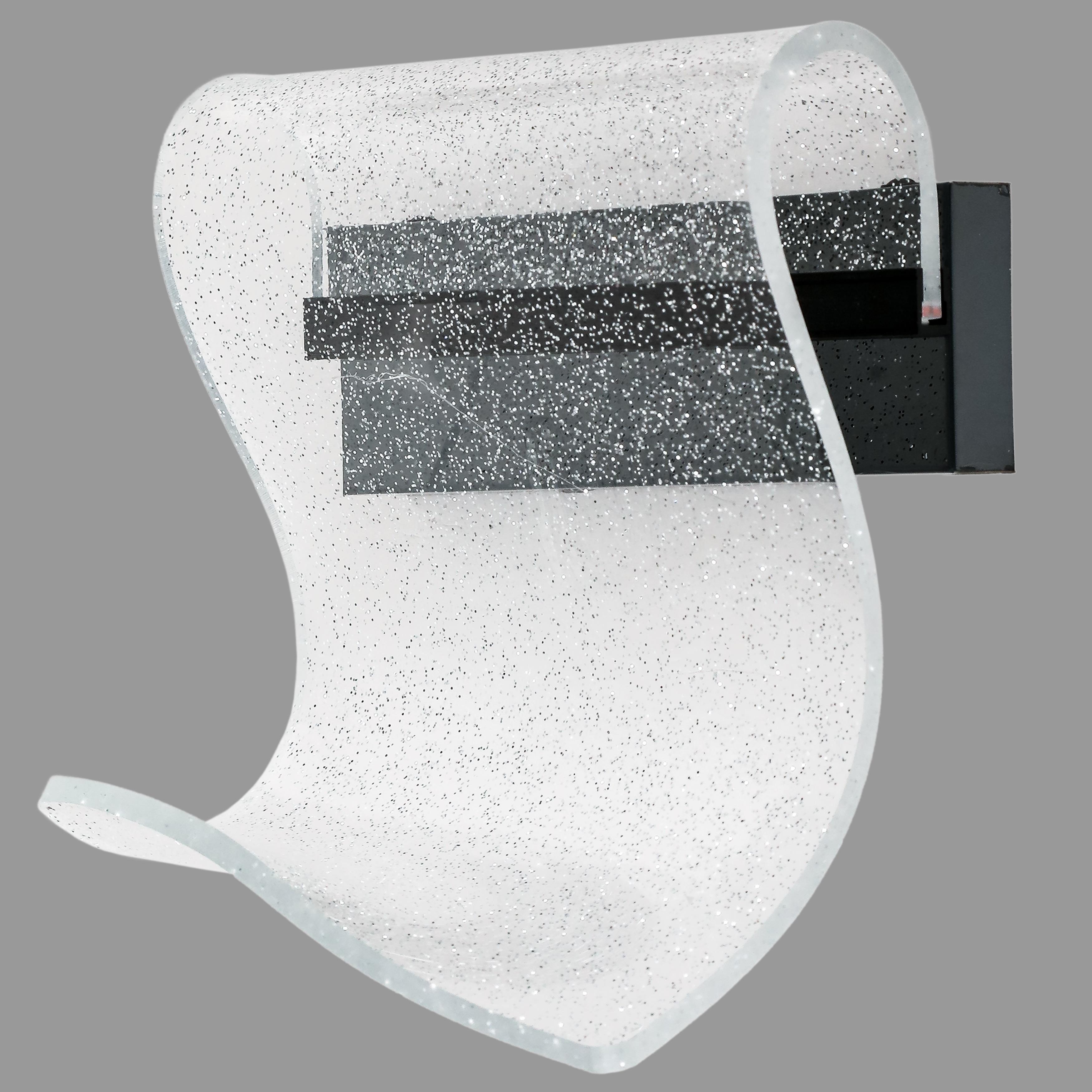 Світильник/бра настінний з блискітками 3W Чорний (74-W2506 BK)