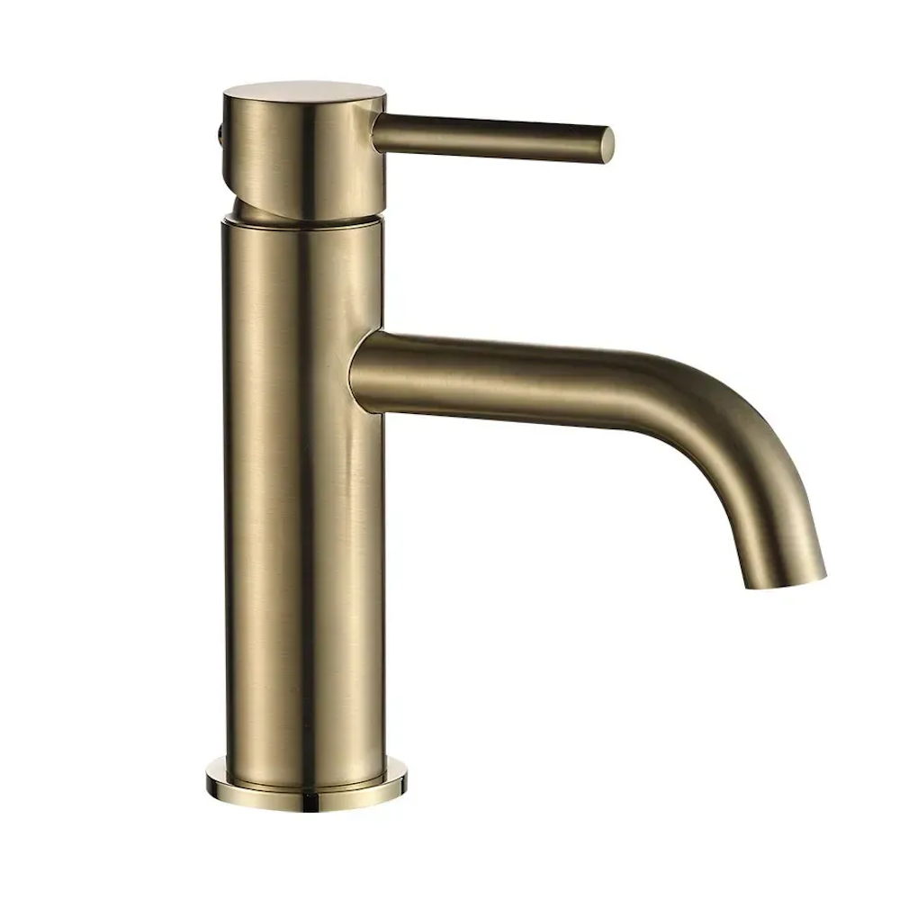 Змішувач для раковини VBI Milano низький Золотий (VBI-050100GL)