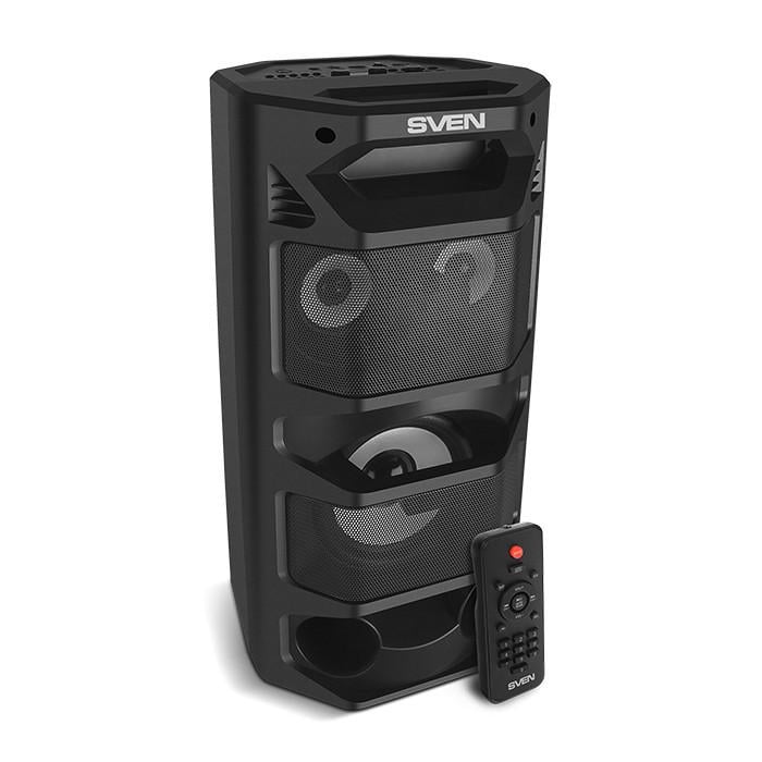 Акустическая система Sven PS-670 65 Вт Bluetooth/подсветка/караоке/FM Black - фото 4