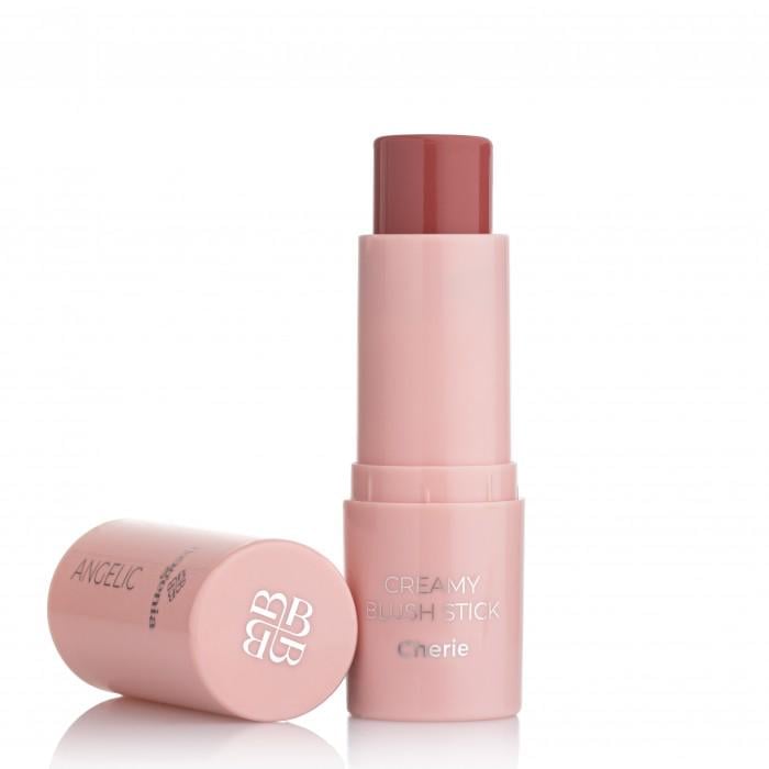 Рум'яна для обличчя Bogenia Angelic Creamy Blush Stick BG632 №002 Cherie - фото 1