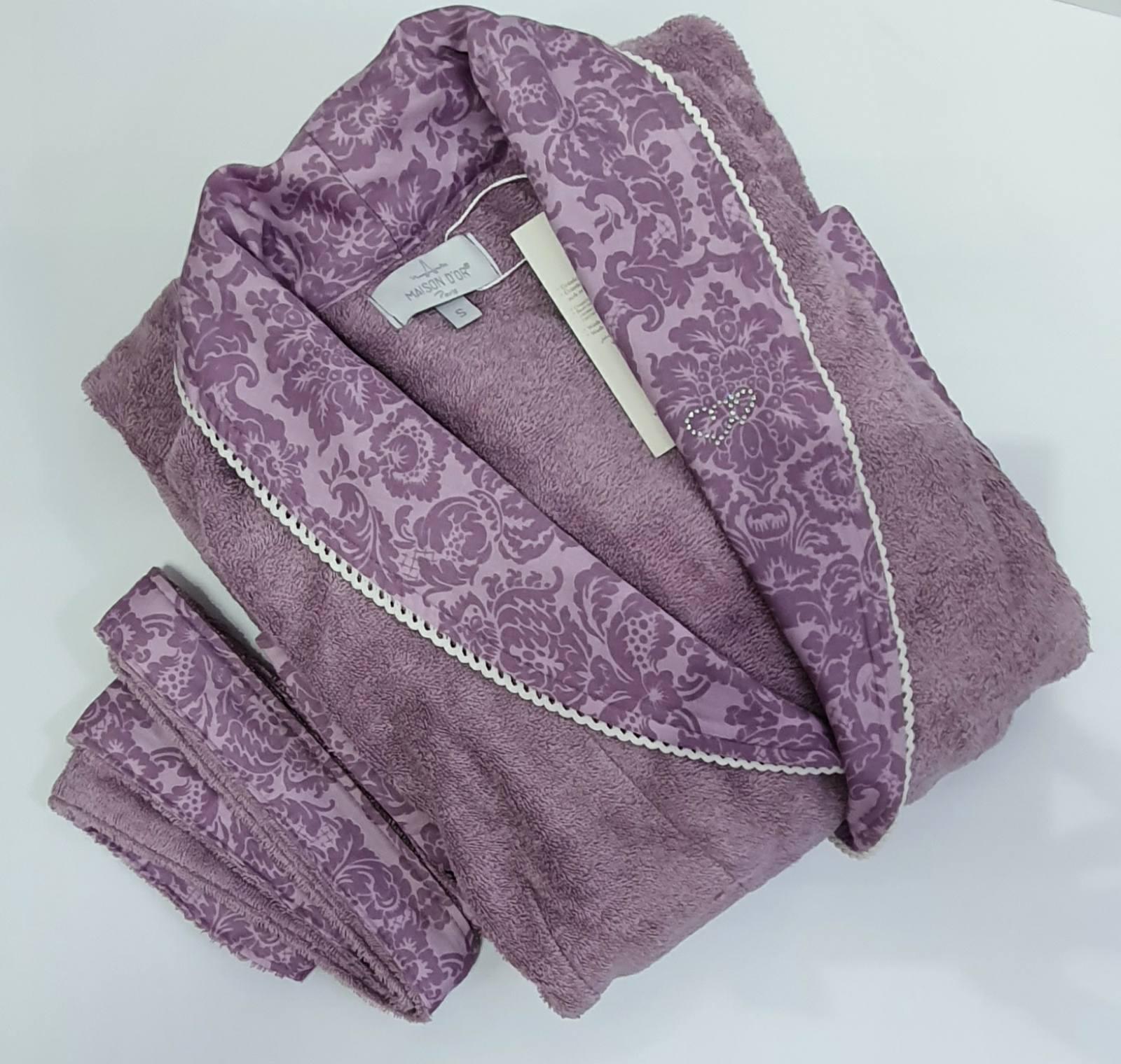 Халат женский Maison D'or Rose Marine S Dark Lilac