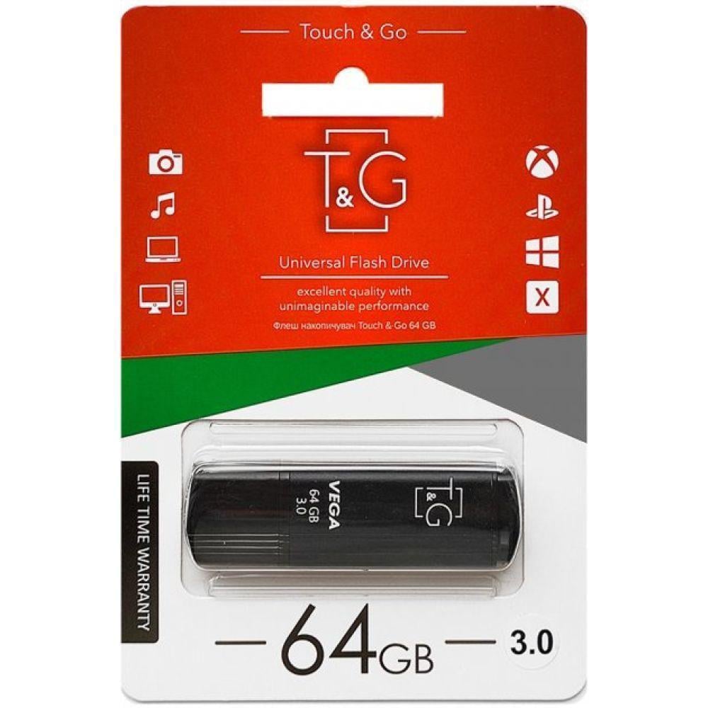 Флэш-память USB T&G Vega 121 3.0 64 Гб Черный (3008471719)