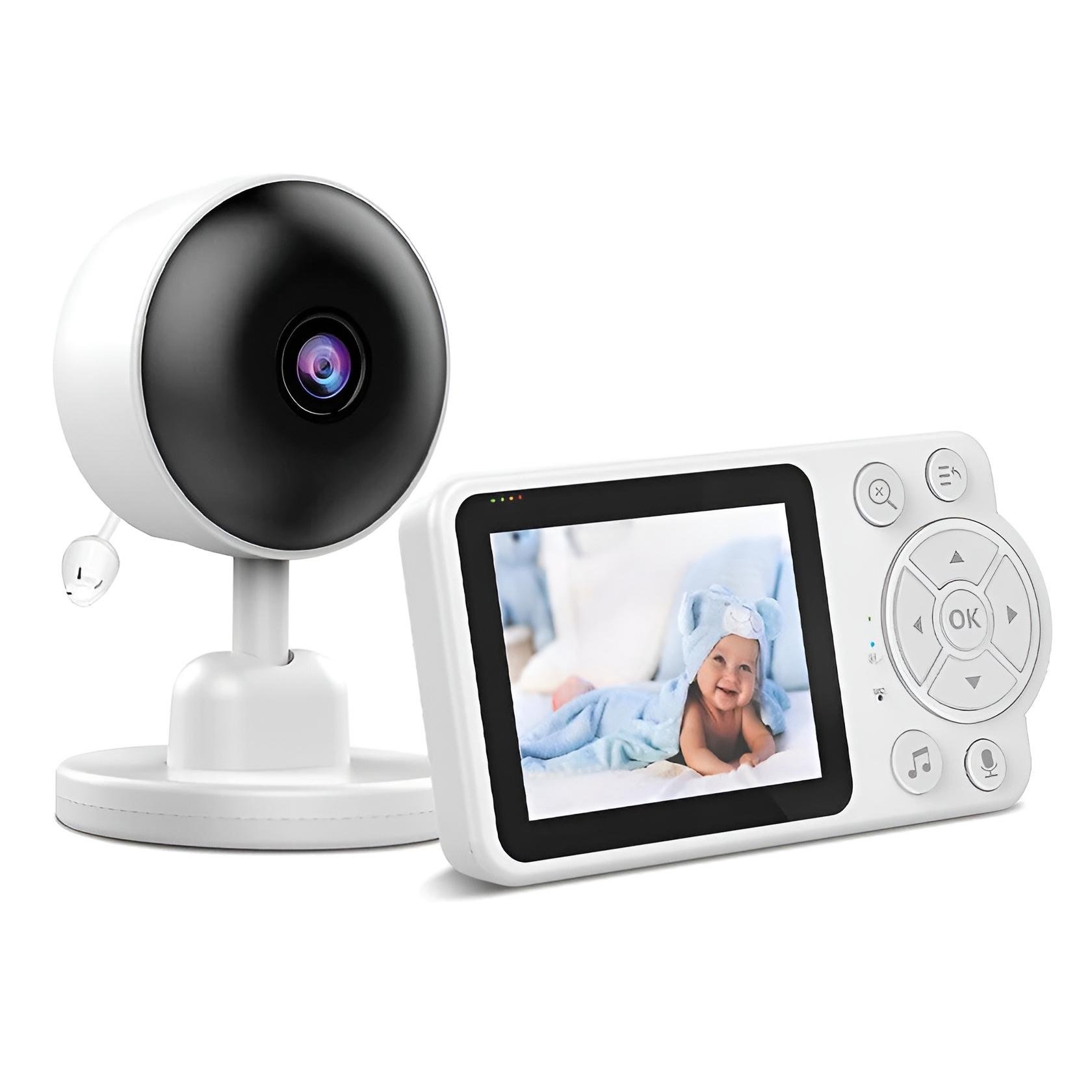 Видеоняня беспроводная радионяня с двухсторонней связью Andowl Q-A006X1 2,8" Белый (1fba8a66) - фото 1 Видеоняня беспроводная радионяня с двухсторонней связью Andowl Q-A006X1 2,8" Белый (1fba8a66) - фото 1