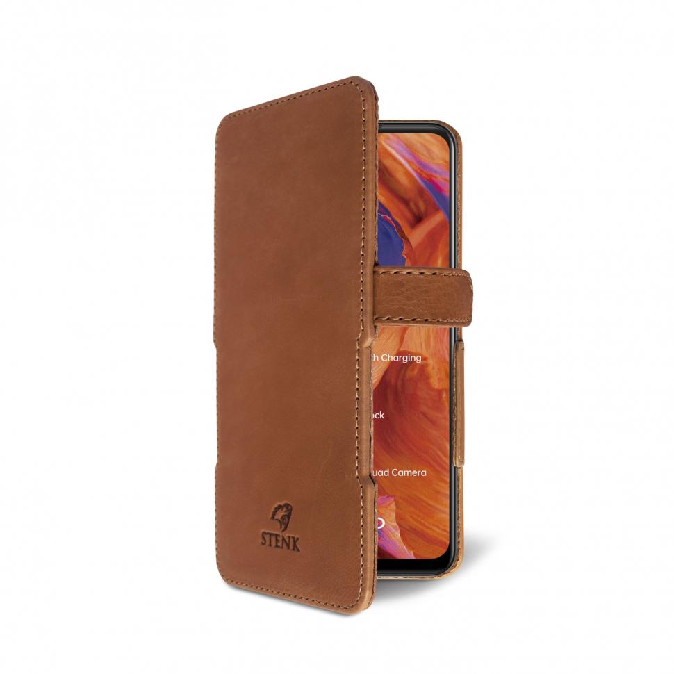 Чохол книжка Stenk Prime для OPPO A73 Коричневий (68129)