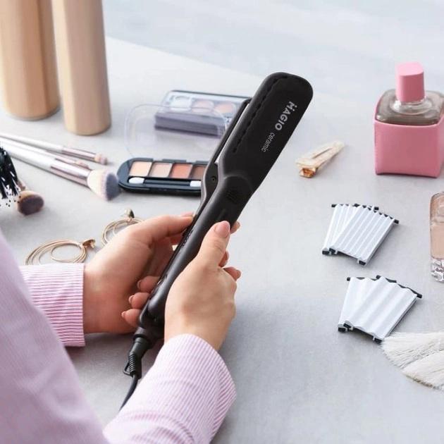 Щипцы для волос Magio MG-722 с насадками для гофре (254653) - фото 5 Щипцы для волос Magio MG-722 с насадками для гофре (254653) - фото 5