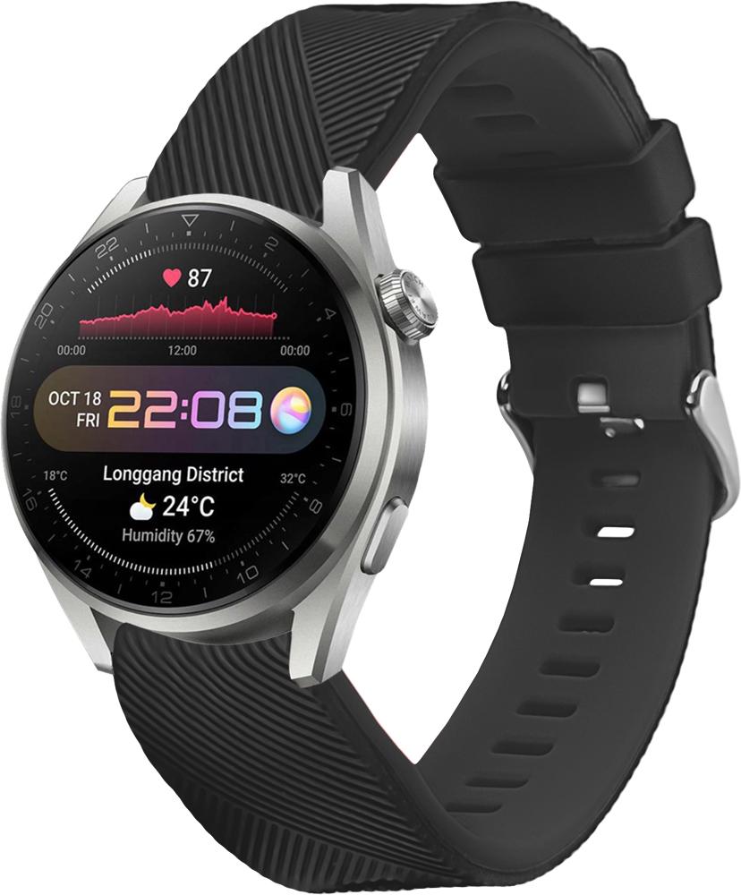 Ремешок Luminic для Huawei Watch 3 Pro Black (26671-2B)