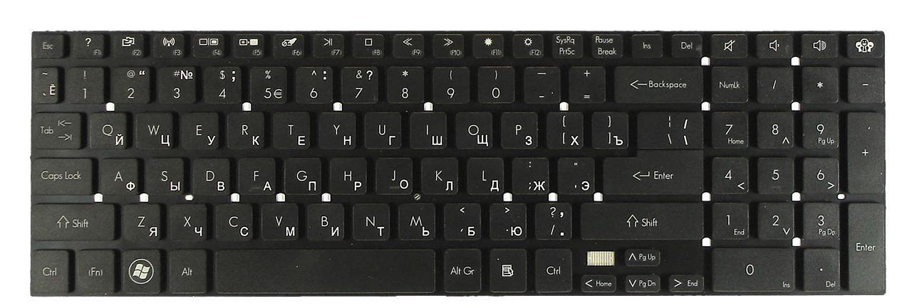Клавиатура для ноутбука Acer Packard Bell Easynote TS44HR матовая (KB.I170G.310)