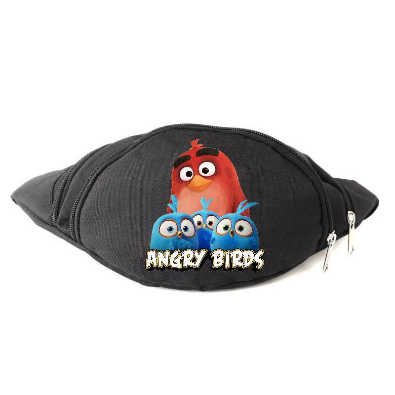 Поясна сумка-бананка Cappuchino toys Angry Birds RED Чорний (2064147808)